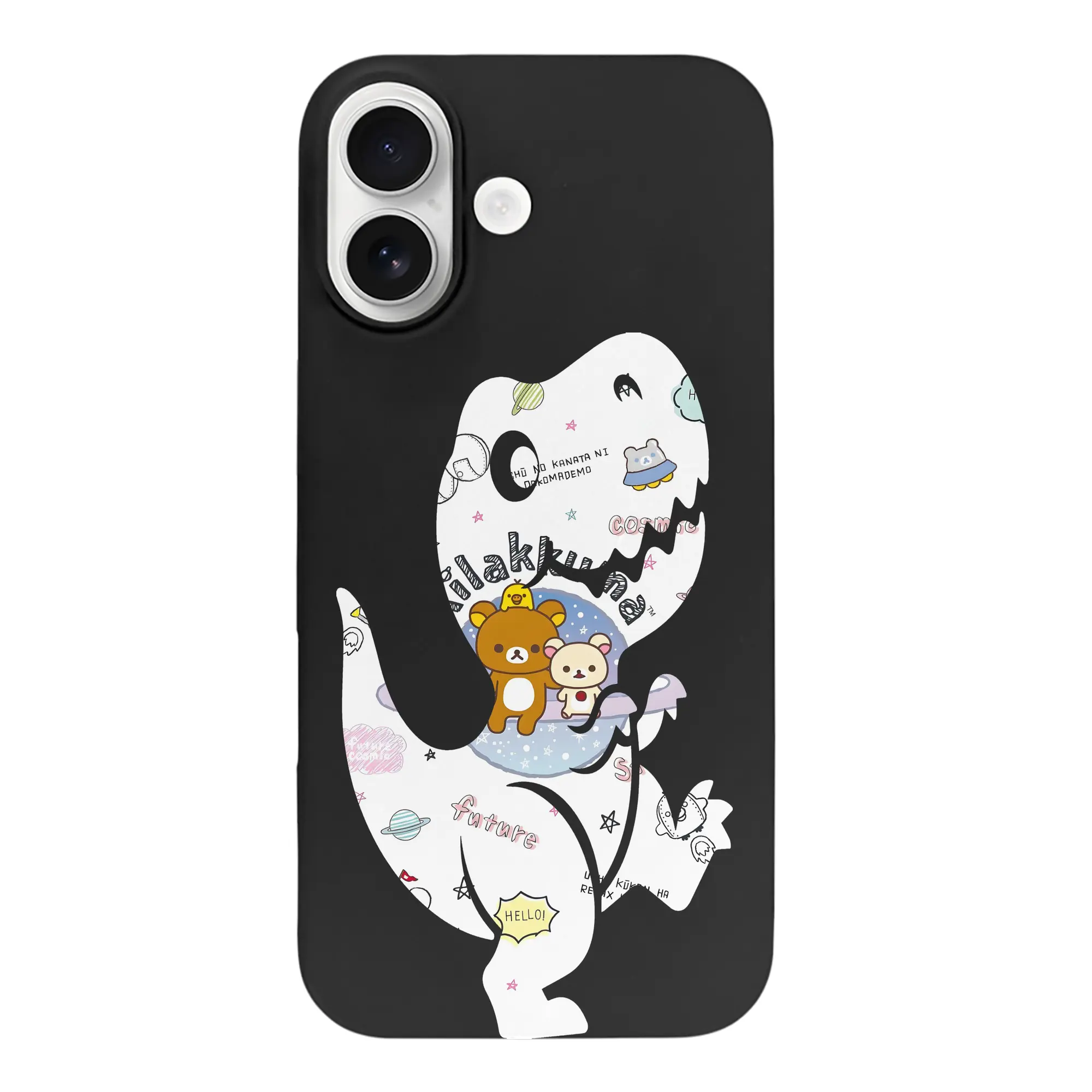 リラックマ (Rilakkuma) グッズ リラックマ (Rilakkuma) - iPhone 17 シリーズ シリコンケース 薄型 耐衝撃 指紋防止 ソフトタッチカバー 精密フィット 傷防止 保護ケース iPhone 17/17 Air/17 Pro/17 Pro Max 対応